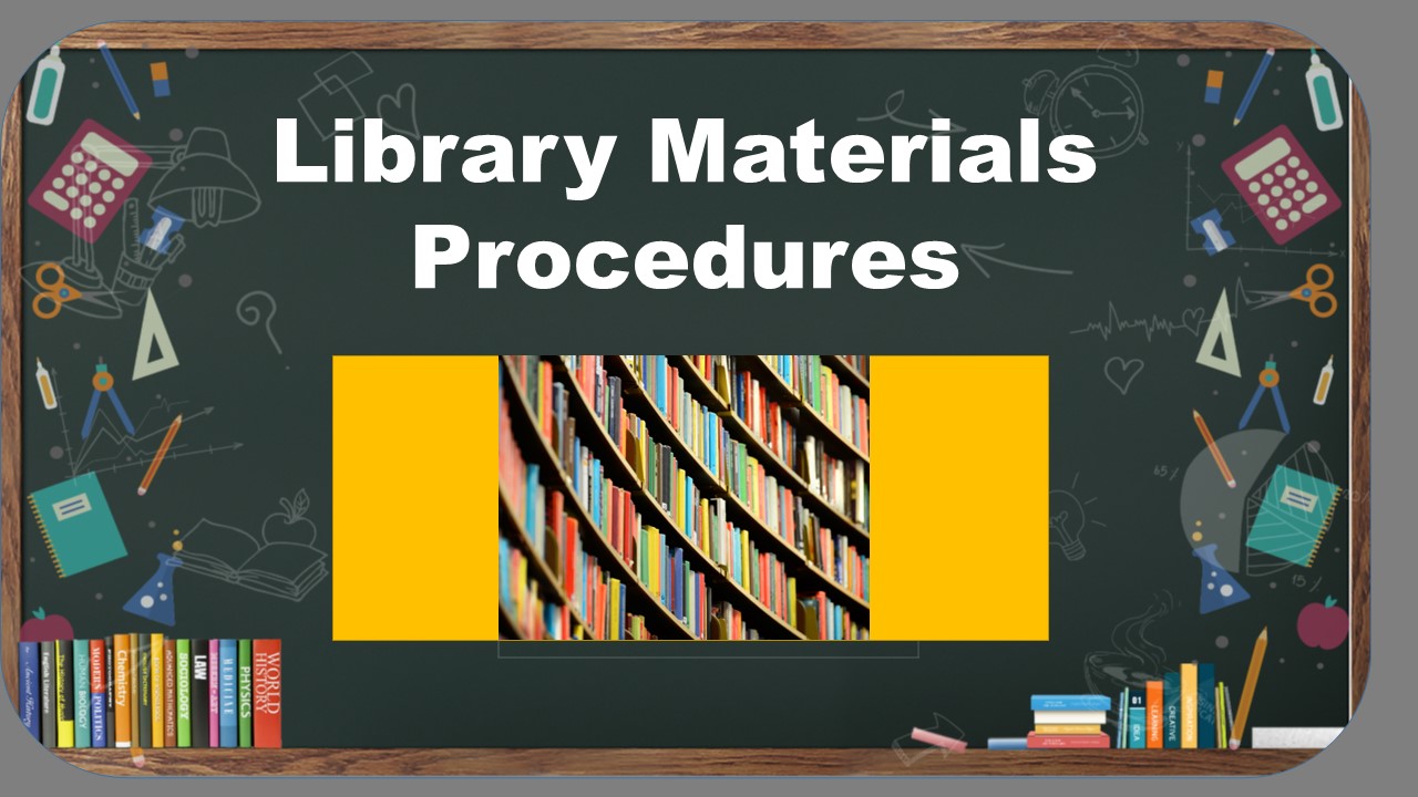 Library Collection Procedures